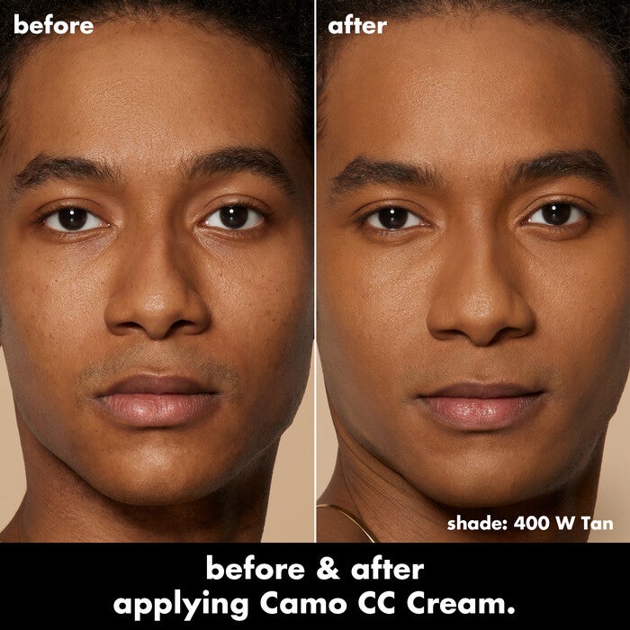 Camo CC Cream, Tan 400 W - tan with warm undertones